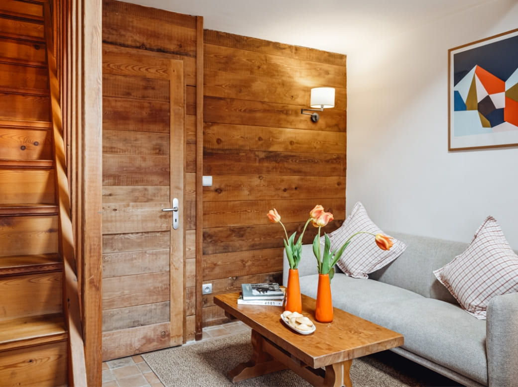 maison alliey chambre mélèze intérieur bois